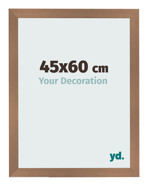 Bilderrahmen 45x60cm Kupfer Dekor MDF Bologna Vorne Messe | Yourdecoration.at
