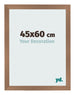 Bilderrahmen 45x60cm Kupfer Dekor MDF Bologna Vorne Messe | Yourdecoration.at