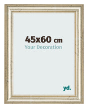 Bilderrahmen 45x60cm Metallglanz MDF Lazio Vorne Messe | Yourdecoration.at