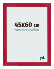 Bilderrahmen 45x60cm Rot MDF Bologna Vorne Messe | Yourdecoration.at
