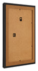 Bilderrahmen 45x60cm Schwarz Gemasert MDF Lazio Ruckseite Schrag | Yourdecoration.at