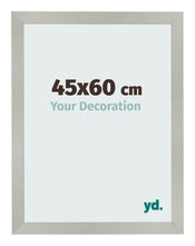 Bilderrahmen 45x60cm Silber Matt MDF Bologna Vorne Messe | Yourdecoration.at