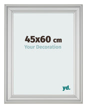 Bilderrahmen 45x60cm Silber Matt MDF Lazio Vorne Messe | Yourdecoration.at