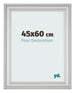 Bilderrahmen 45x60cm Silber Matt MDF Lazio Vorne Messe | Yourdecoration.at
