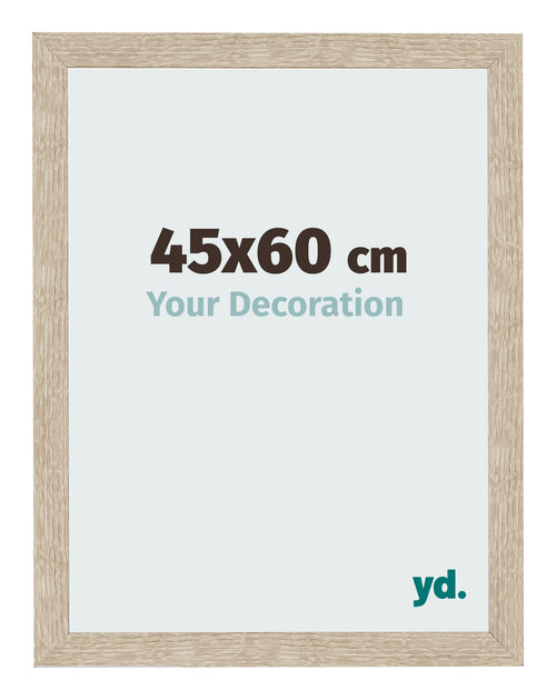 Bilderrahmen 45x60cm Sonoma Eiche MDF Bologna Vorne Messe | Yourdecoration.at