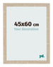 Bilderrahmen 45x60cm Sonoma Eiche MDF Bologna Vorne Messe | Yourdecoration.at