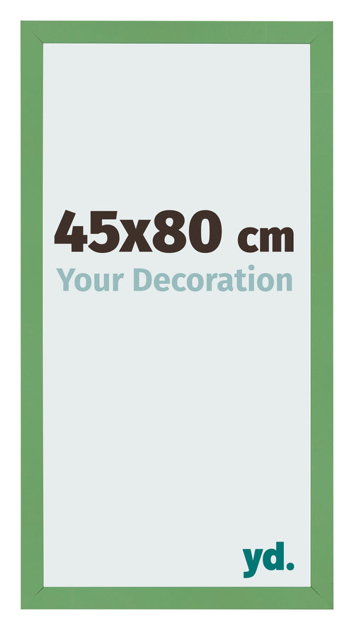 Bilderrahmen 45x80 cm Grun MDF Bologna Vorne Messe | Yourdecoration.at