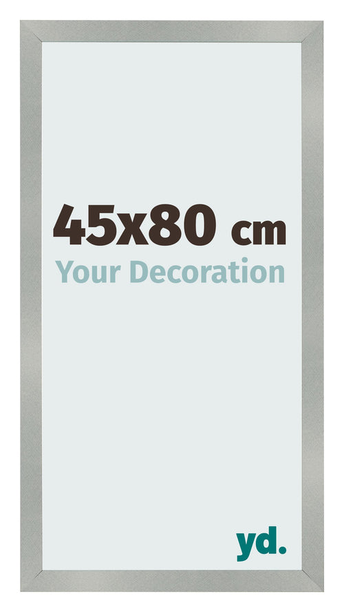 Bilderrahmen 45x80cm Aluminium Gebürstet MDF Bologna Vorne Messe | Yourdecoration.at