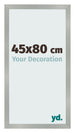 Bilderrahmen 45x80cm Aluminium Gebürstet MDF Bologna Vorne Messe | Yourdecoration.at