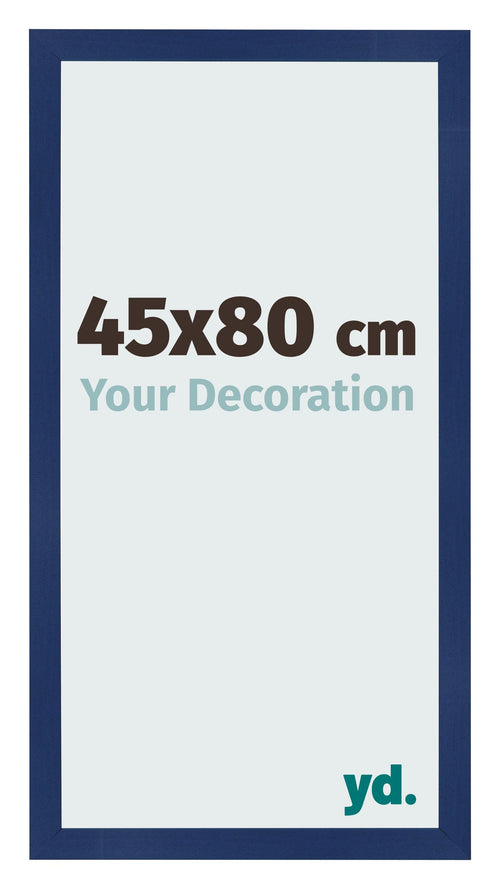 Bilderrahmen 45x80cm Dunkelblau Gewischt MDF Bologna Vorne Messe | Yourdecoration.at