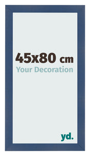 Bilderrahmen 45x80cm Dunkelblau Gewischt MDF Pisa Vorne Messe | Yourdecoration.at