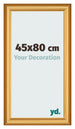 Bilderrahmen 45x80cm Gold Matt MDF Lazio Vorne Messe | Yourdecoration.at