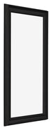 Bilderrahmen 45x80cm Schwarz Gemasert MDF Lazio Vorne Schrag | Yourdecoration.at
