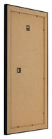 Bilderrahmen 45x80cm Schwarz Silber Poliert MDF Pisa Ruckseite Schrag | Yourdecoration.at