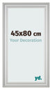 Bilderrahmen 45x80cm Silber Matt MDF Lazio Vorne Messe | Yourdecoration.at