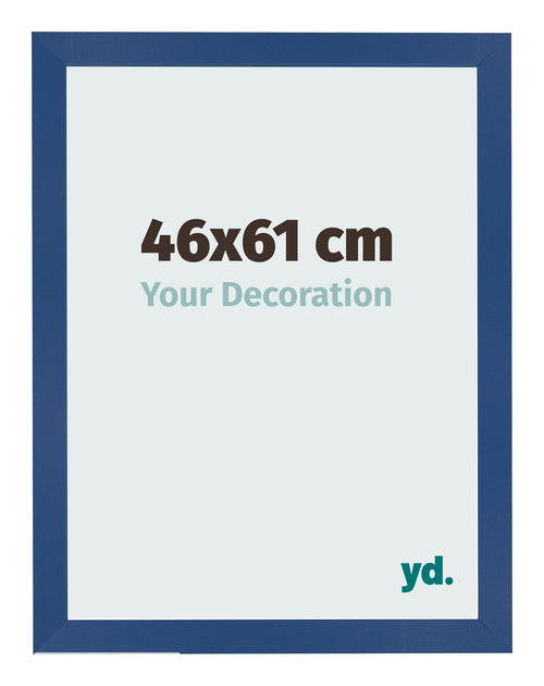 Bilderrahmen 46x61 cm Dunkelblau MDF Bologna Vorne Messe | Yourdecoration.at