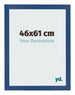 Bilderrahmen 46x61 cm Dunkelblau MDF Bologna Vorne Messe | Yourdecoration.at