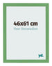 Bilderrahmen 46x61 cm Grun MDF Bologna Vorne Messe | Yourdecoration.at