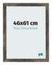 Bilderrahmen 46x61 cm Oxidiertes Metall MDF Bologna Vorne Messe | Yourdecoration.at