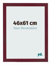 Bilderrahmen 46x61 cm Weinrot Gewischt MDF Bologna Vorne Messe | Yourdecoration.at