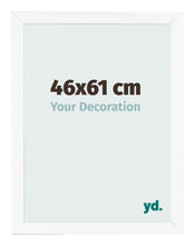 Bilderrahmen 46x61 cm Weiss Matt MDF Bologna Vorne Messe | Yourdecoration.at