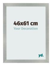 Bilderrahmen 46x61cm Aluminium Gebürstet MDF Bologna Vorne Messe | Yourdecoration.at