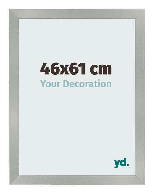 Bilderrahmen 46x61cm Aluminium Gebürstet MDF Bologna Vorne Messe | Yourdecoration.at