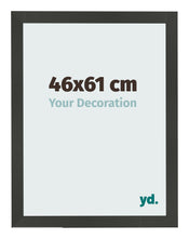 Bilderrahmen 46x61cm Antrazit MDF Bologna Vorne Messe | Yourdecoration.at