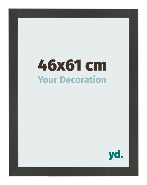 Bilderrahmen 46x61cm Antrazit MDF Bologna Vorne Messe | Yourdecoration.at