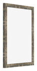 Bilderrahmen 46x61cm Blau Gold Meliert MDF Bologna Vorne Schrag | Yourdecoration.at