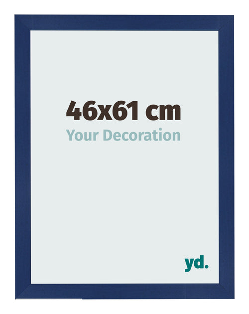 Bilderrahmen 46x61cm Dunkelblau Gewischt MDF Bologna Vorne Messe | Yourdecoration.at
