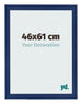 Bilderrahmen 46x61cm Dunkelblau Gewischt MDF Bologna Vorne Messe | Yourdecoration.at