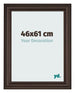 Bilderrahmen 46x61cm Eiche Dunkel MDF Lazio Vorne Messe | Yourdecoration.at