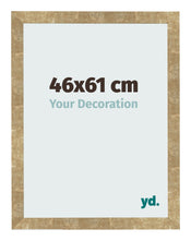 Bilderrahmen 46x61cm Gold Antik MDF Bologna Vorne Messe | Yourdecoration.at