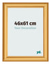 Bilderrahmen 46x61cm Gold Matt MDF Lazio Vorne Messe | Yourdecoration.at