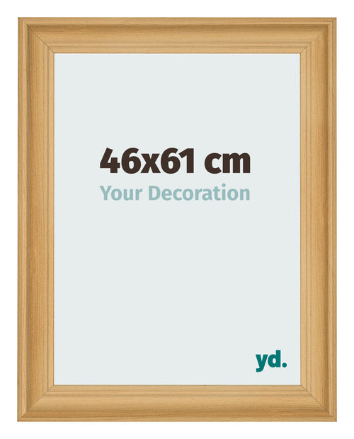 Bilderrahmen 46x61cm Kiefer Gemasert MDF Lazio Vorne Messe | Yourdecoration.at