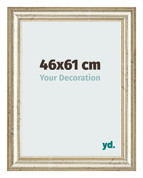 Bilderrahmen 46x61cm Metallglanz MDF Lazio Vorne Messe | Yourdecoration.at