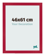 Bilderrahmen 46x61cm Rot MDF Bologna Vorne Messe | Yourdecoration.at