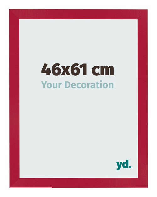 Bilderrahmen 46x61cm Rot MDF Bologna Vorne Messe | Yourdecoration.at