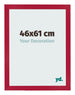 Bilderrahmen 46x61cm Rot MDF Bologna Vorne Messe | Yourdecoration.at