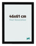 Bilderrahmen 46x61cm Schwarz Hochglanz MDF Bologna Vorne Messe | Yourdecoration.at