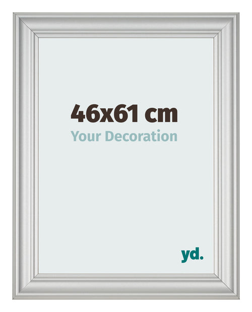 Bilderrahmen 46x61cm Silber Matt MDF Lazio Vorne Messe | Yourdecoration.at