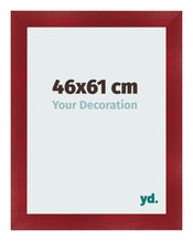 Bilderrahmen 46x61cm Weinrot Gewischt MDF Pisa Vorne Messe | Yourdecoration.at