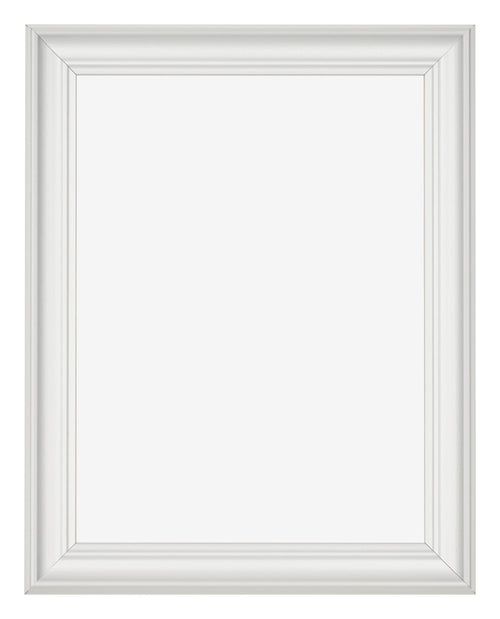 Bilderrahmen 46x61cm Weiss Gewischt MDF Lazio Vorne | Yourdecoration.at