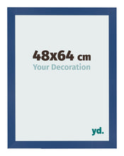 Bilderrahmen 48x64 cm Dunkelblau MDF Bologna Vorne Messe | Yourdecoration.at