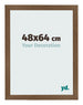 Bilderrahmen 48x64 cm Eiche Rustikal MDF Bologna Vorne Messe | Yourdecoration.at