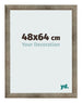 Bilderrahmen 48x64 cm Metall Vintage MDF Bologna Vorne Messe | Yourdecoration.at
