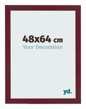 Bilderrahmen 48x64 cm Weinrot Gewischt MDF Bologna Vorne Messe | Yourdecoration.at