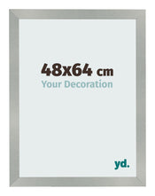 Bilderrahmen 48x64cm Aluminium Gebürstet MDF Bologna Vorne Messe | Yourdecoration.at