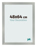 Bilderrahmen 48x64cm Aluminium Gebürstet MDF Bologna Vorne Messe | Yourdecoration.at